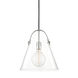 Karin 1 Light 12.75 inch Polished Nickel Pendant Ceiling Light