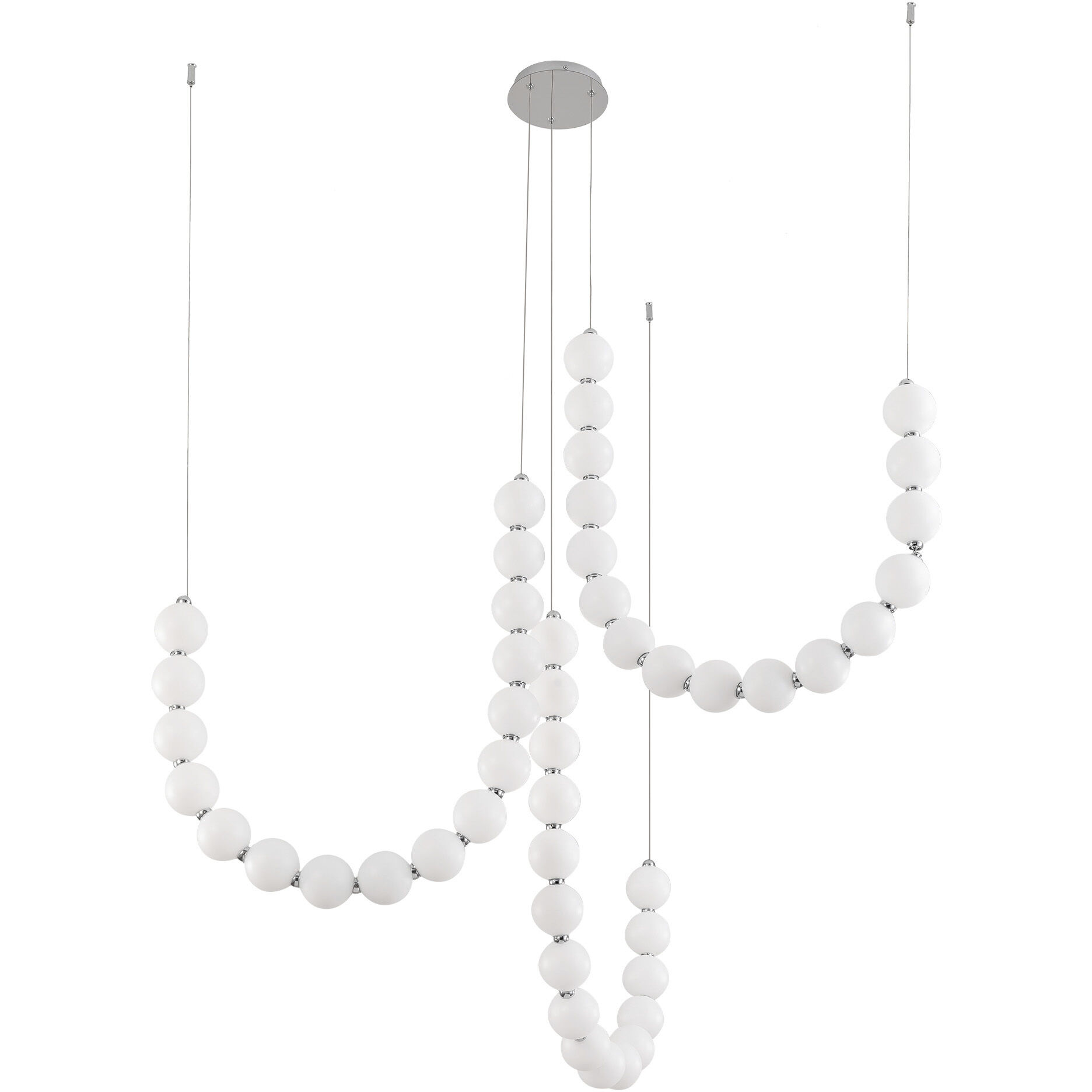 Akoya 11.13 inch Chrome Chandelier Ceiling Light