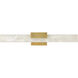 Cadiz LED 30 inch Heritage Brass Vanity Light Wall Light
