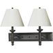 Hotel 2 Light 24 inch Antique Bronze Wall Lamp Wall Light