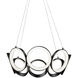 Oros LED 24 inch Black Chandelier Ceiling Light