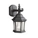 Townhouse 1 Light 12 inch Black Outdoor Wall, Small