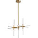 Tali LED 9.25 inch Aged Brass Pendant Ceiling Light