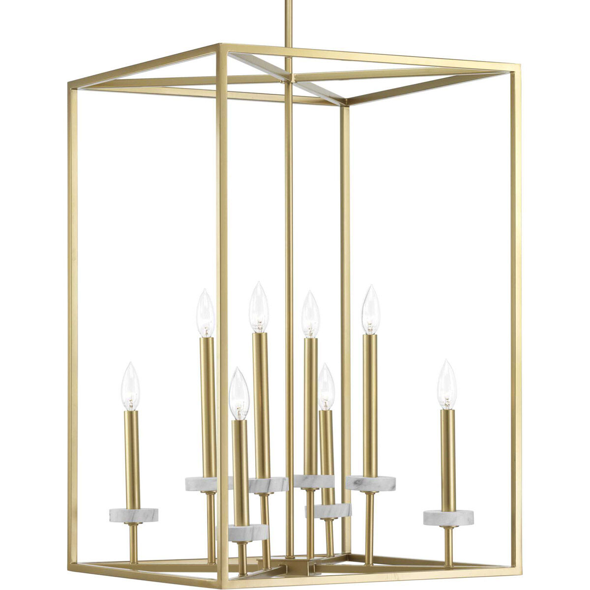Palacio 8 Light 20 inch Vintage Gold Foyer Pendant Ceiling Light, Design Series
