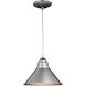 Outland LED 10 inch Brushed Pewter Outdoor Pendant