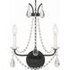 Karrington Sconce Wall Light in Matte Black