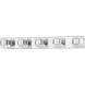 Bazil 10 Light 35 inch Chrome Vanity Light Wall Light