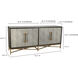Mako 76 X 18 inch Grey Sideboard