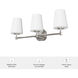 Nolita 3 Light 24.5 inch Brushed Nickel Vanity Light Wall Light