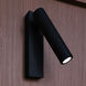 Haim LED 1.5 inch Textured Black ADA Wall Sconce Wall Light