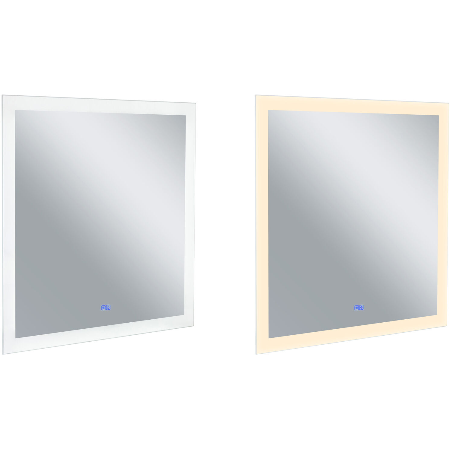 Abigail 36 X 35.5 inch Matte White Mirror, Square