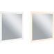 Abigail 36 X 35.5 inch Matte White Mirror, Square