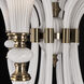 Bianca 16 Light 42 inch Winter Brass Chandelier Ceiling Light in White