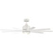 Champion 60 inch Matte White with Matte White/Matte White Blades Ceiling Fan