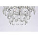 Mila 3 Light 12 inch Chrome Flush Mount Ceiling Light