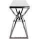 Pinnacle 63 inch Nickel Console Table