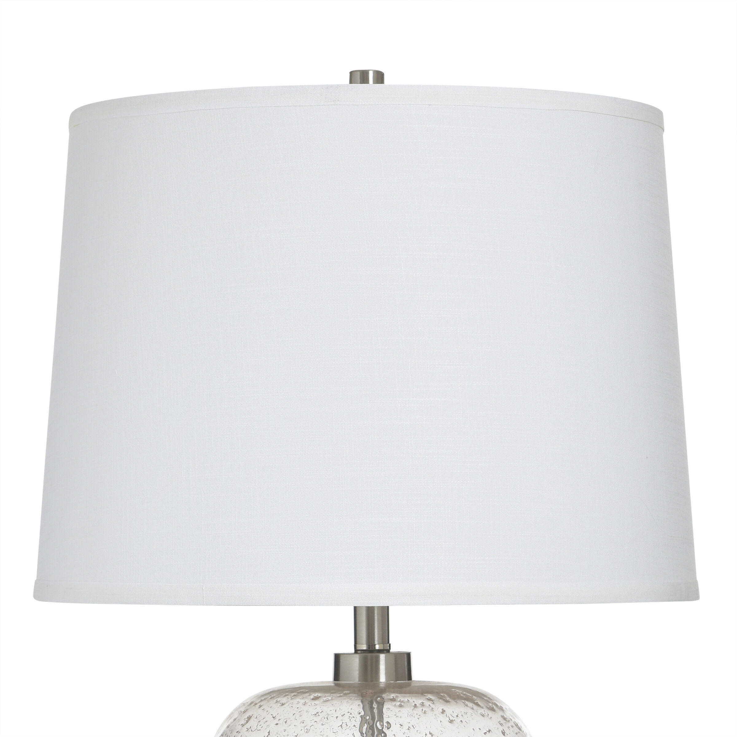 Cameron 33 inch 150.00 watt Clear Seeded Table Lamp Portable Light