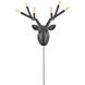 Stag 6 Light 22.75 inch Black Indoor Wall Sconce Wall Light