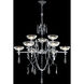 Medallion 9 Light 31 inch Silver Chandelier Ceiling Light
