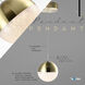 Artisan Collection/RAVELLO Series 4.75 inch Brass Pendant Ceiling Light