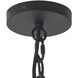Alora Mood Farrah 1 Light 11.88 inch Matte Black and Glossy Ribbed Opal Glass Pendant Ceiling Light