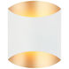 Barola LED 7 inch Matte White Bath Vanity Light Wall Light