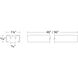 X Track 12 White Outdoor Track Channel Ceiling Light