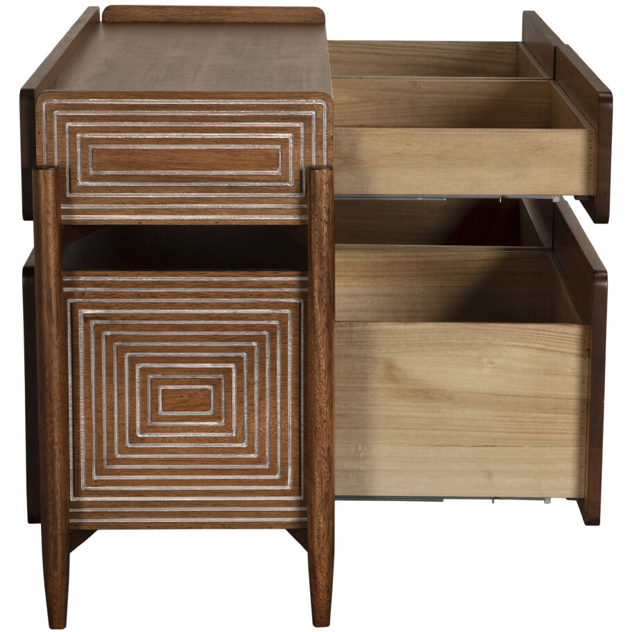 Savino 60 X 18 inch Dark Walnut Sideboard