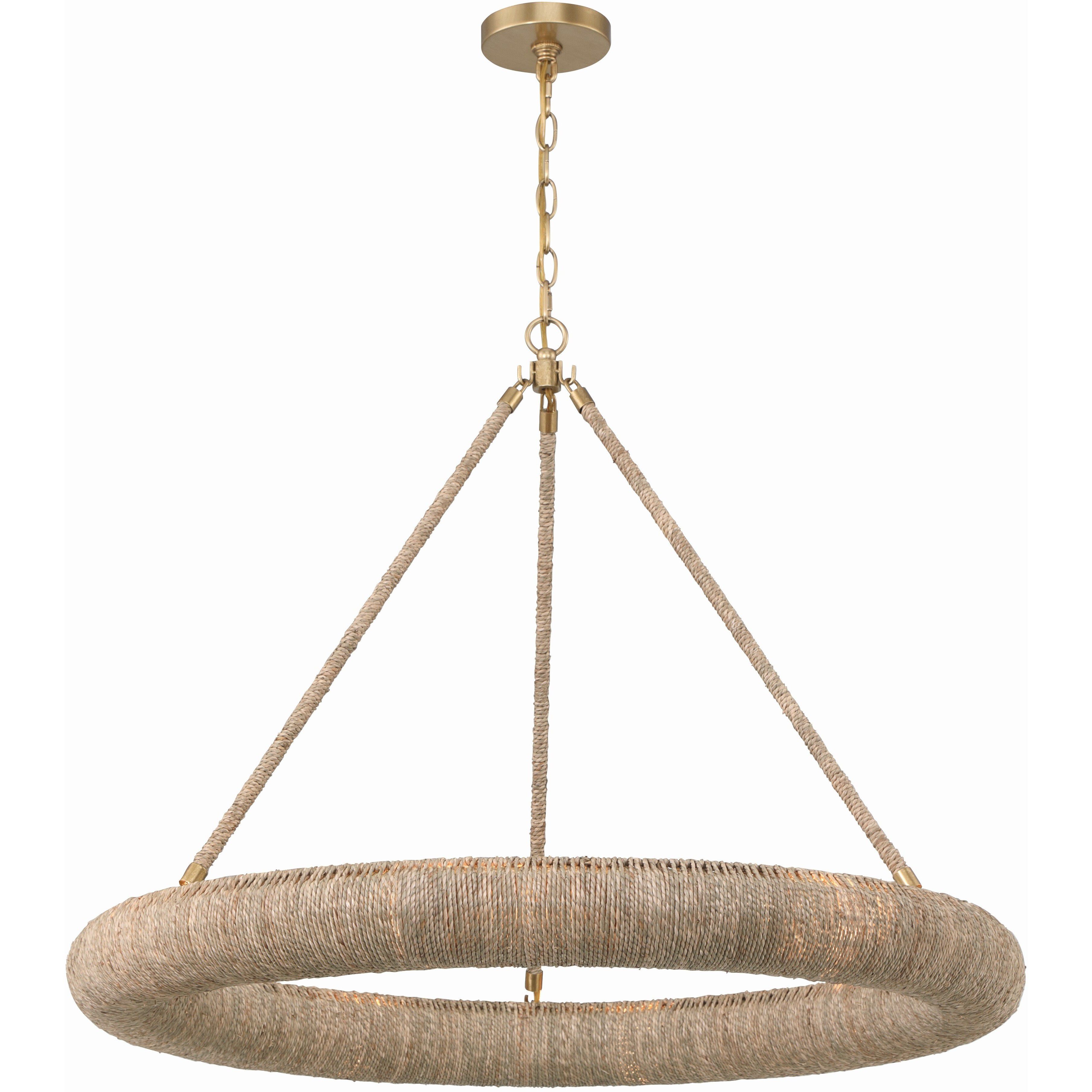 Oakley 1 Light 32 inch Soft Gold Chandelier Ceiling Light
