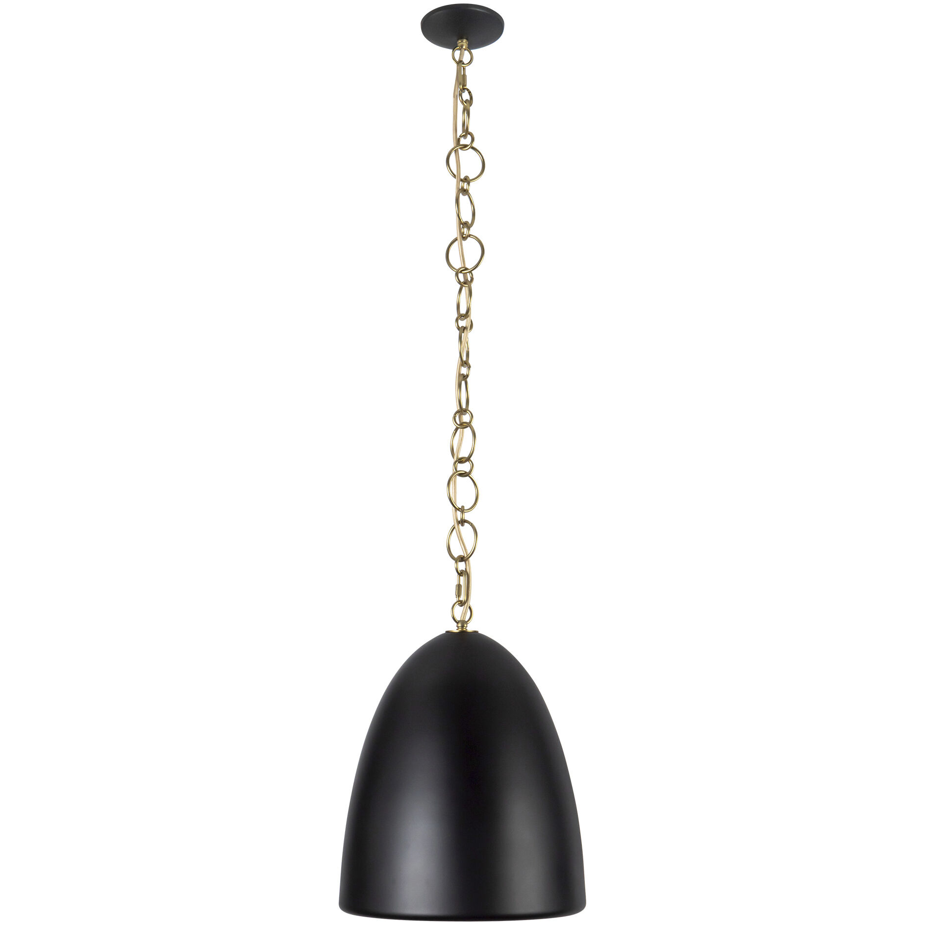 Alora Mood Grant 1 Light 14 inch Matte Black Pendant Ceiling Light