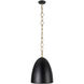 Alora Mood Grant 1 Light 14 inch Matte Black Pendant Ceiling Light
