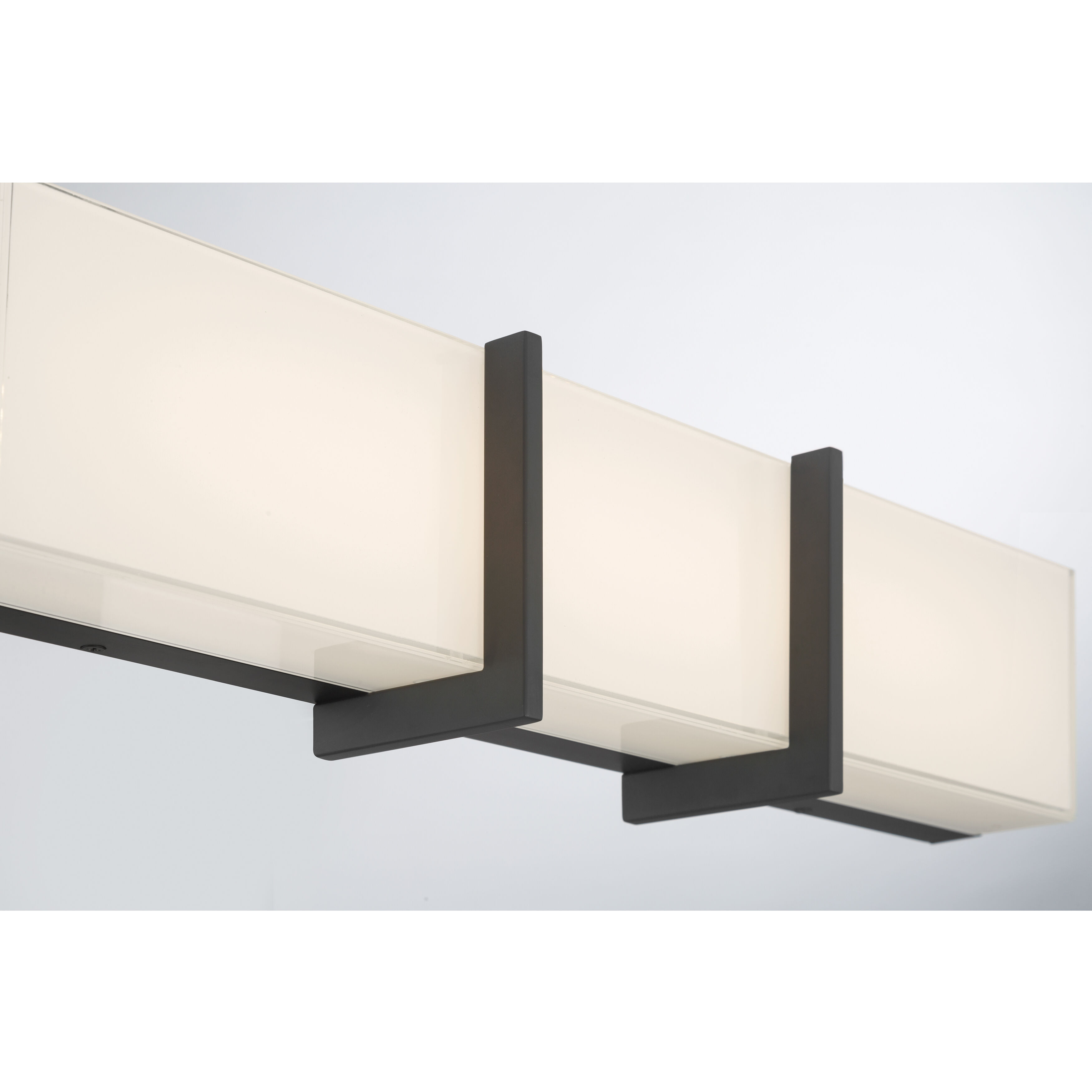 High Rise LED 24.25 inch Dark Matte Black Bath Bar Wall Light