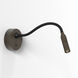 Lucca 17.13 inch Bronze Interior Reading Light Wall Light