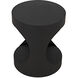 Eclipse 26 X 22 inch Matte Black Side Table, Round
