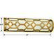 Jennings Bath Vanity Light Wall Light in Aged Brass