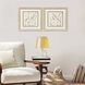 Linear Rabbit Gray and Neutral Framed Art, Propac