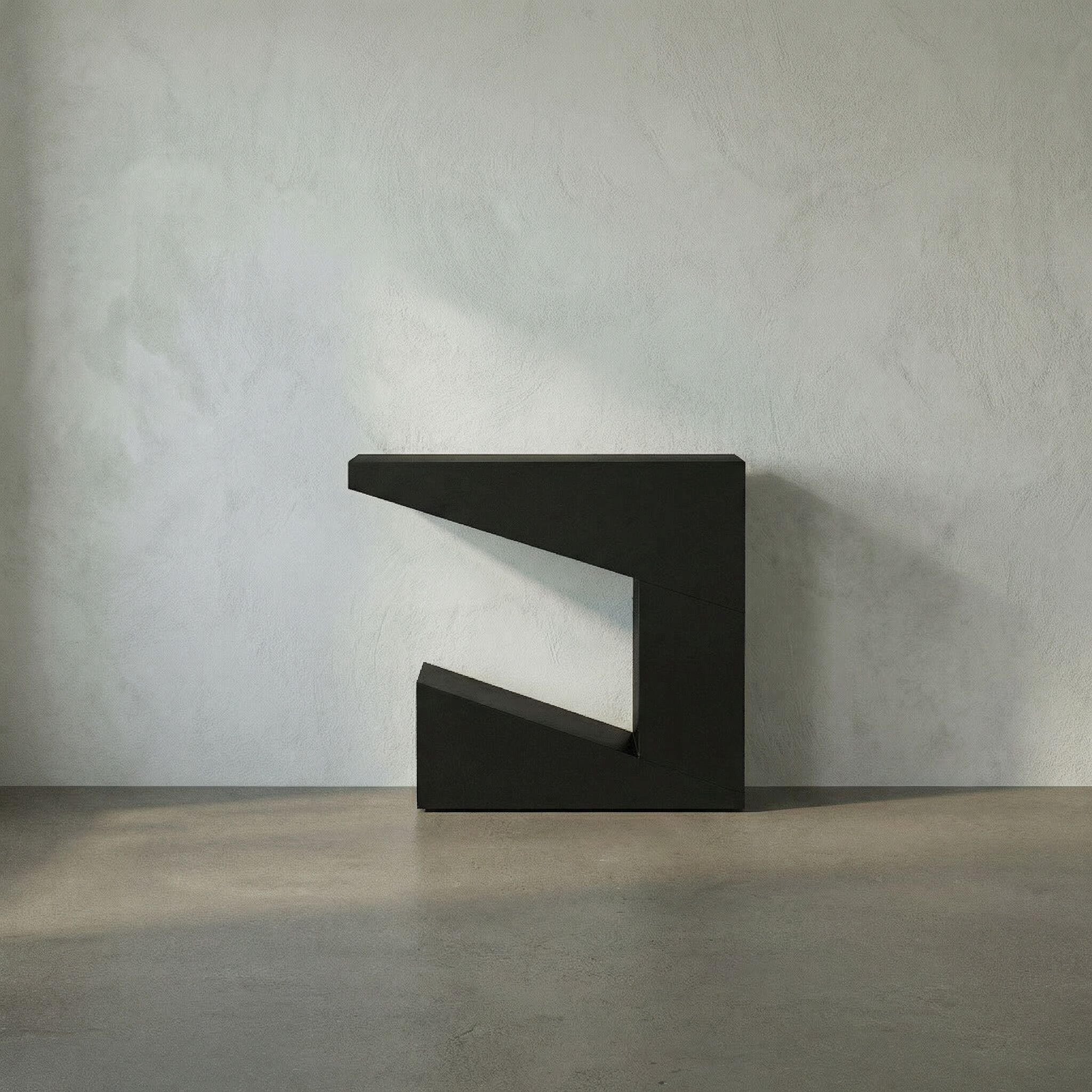 Devo 38 X 12 inch Matte Black Console