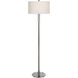 Aurelia 65 inch 150.00 watt Polished Nickel and Crystal Floor Lamp Portable Light