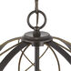 Gerald Ave 3 Light 16 inch Antique Bronze Pendant Ceiling Light