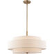 Brentwood 5 Light 24 inch Sunset Gold Pendant Ceiling Light