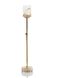 Leah 28 inch 25.00 watt Honey Brass and Alabaster Buffet Lamp Portable Light