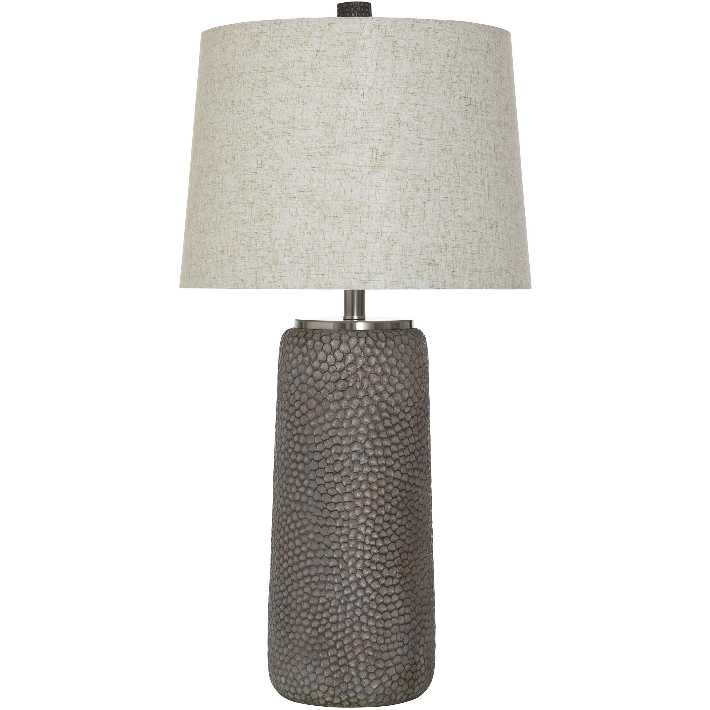 Elsbeth 31.5 inch 150.00 watt Brown and Charcoal Table Lamp Portable Light