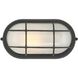 Nauticus Dual Mount 6 inch Black Outdoor Wall Sconce in Replaceable LED, 5" D x 11" W x 6" H
