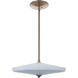 Stenson 3 Light 18.03 inch Satin Brass Pendant Ceiling Light