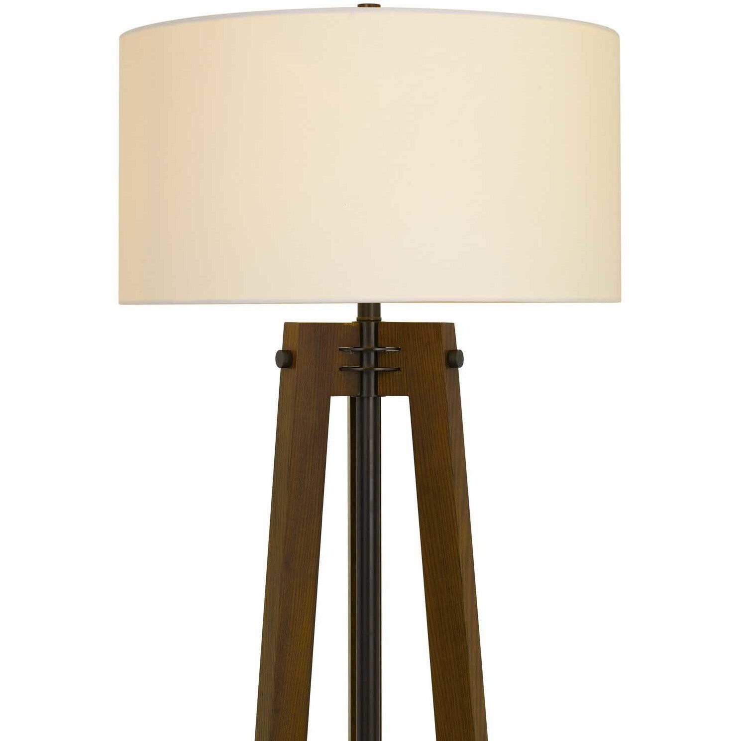 Bilzen 65 inch 150 watt Walnut Floor Lamp Portable Light, Tripod