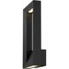 Paletto LED 22 inch Sand Black Outdoor Wall Sconce