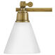Arti 3 Light 24 inch Heritage Brass Vanity Light Wall Light