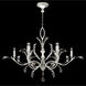 Beveled Arcs 8 Light 57 inch Silver Chandelier Ceiling Light