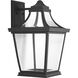 Endorse LED LED 18 inch Textured Black Outdoor Wall Lantern, Large, Progress LED