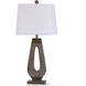 Grifo 33 inch 100.00 watt Washed Wood and Old Gold Table Lamp Portable Light